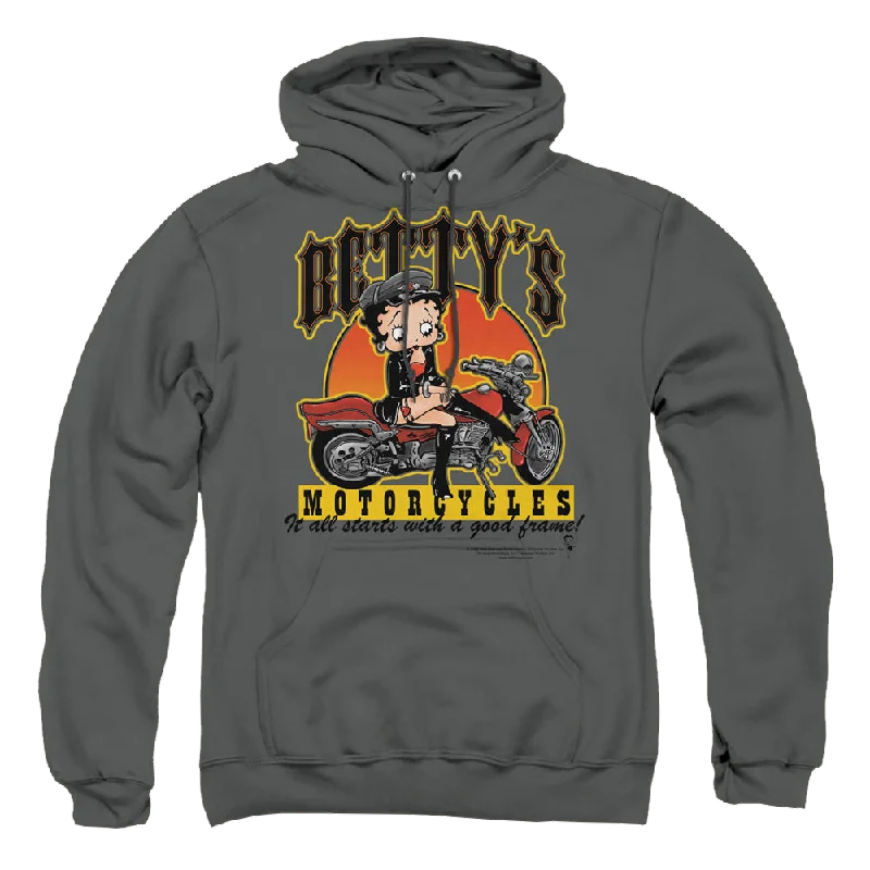 Online Only premium zip-up hoodieBetty Boop Bettys Motorcycles - Pullover Hoodie