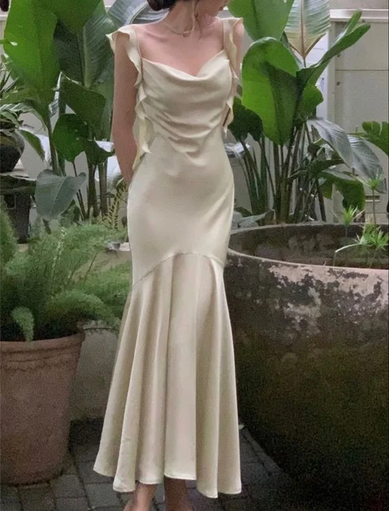 Buy More, Save More ruffle dressWomen Elegant Summer New Fashion Evening Dress  Vintage Female Slim Dress Y4482