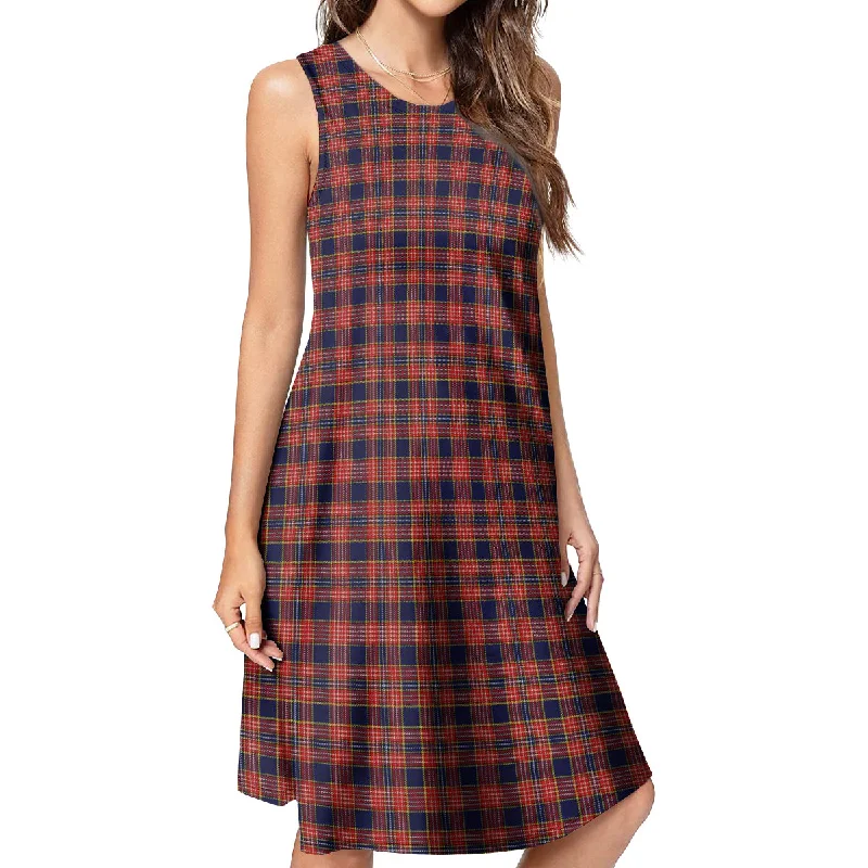 Hurry In Ogilvie (Ogilvy) Tartan Womens Casual Dresses
