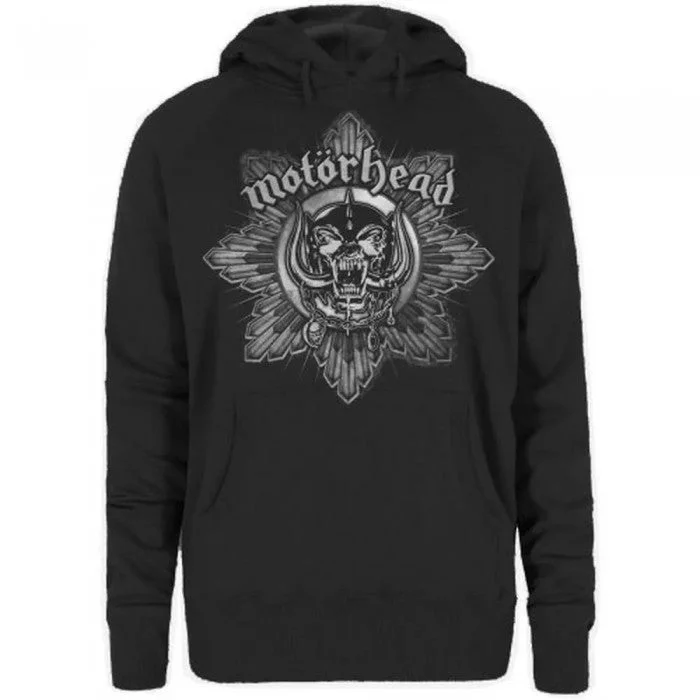 Best Bargains long-sleeve athletic hoodieMotorhead Womens/Ladies Pig Badge Hoodie