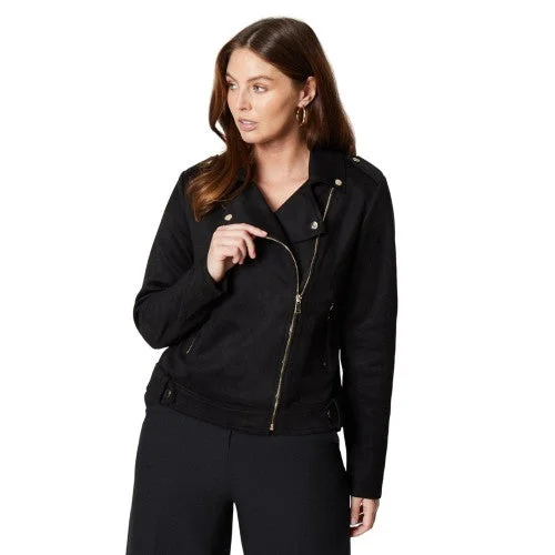 Weekend Flash Sale trendy fitness sweatshirtPrinciples Womens/Ladies Suedette Bonded Biker Jacket Weekend Flash Sale trendy fitness sweatshirtPrinciples Womens/Ladies Suedette Bonded Biker Jacket