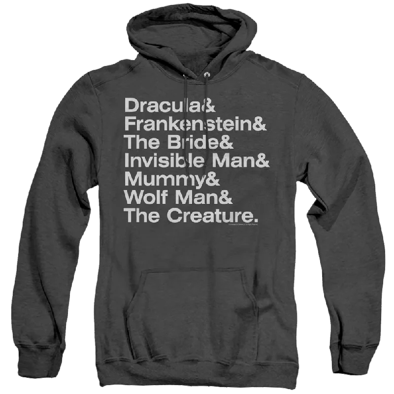 Buy More, Save More cozy pullover hoodieUniversal Monsters Ampersand Monsters - Heather Pullover Hoodie Buy More, Save More cozy pullover hoodieUniversal Monsters Ampersand Monsters - Heather Pullover Hoodie