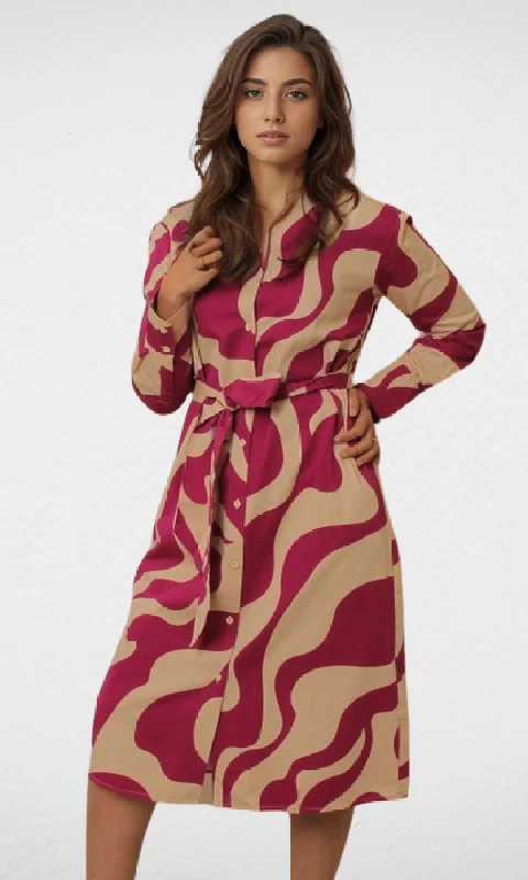 Sneak Peek Sale puff sleeve dressWomen Dress Pattern (Purple)