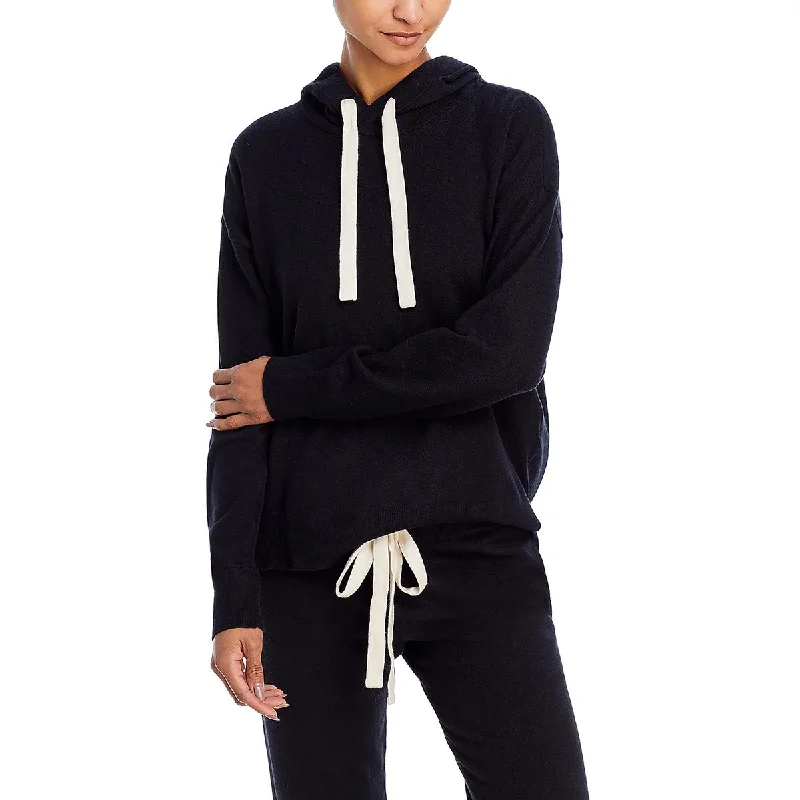 Womens Hood String Long Sleeves Hooded Sweatshirt