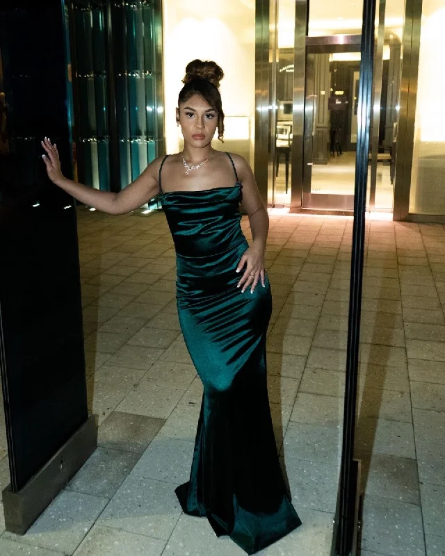 Discount Days elegant evening dressElegant Green Sheath/Column Evening Dress,Green Evening Gown Y4352