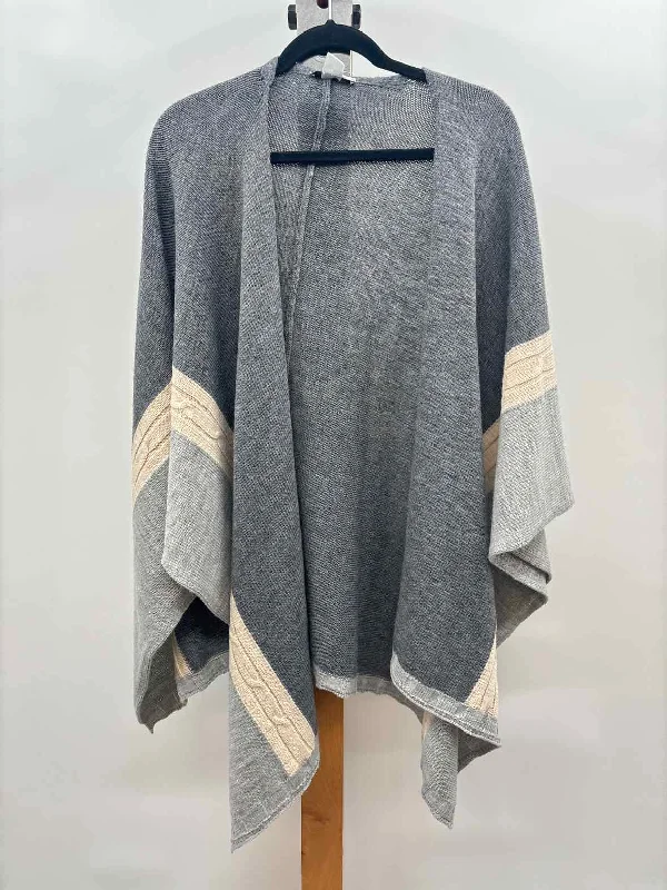 Super Bargain classic jacketCorti Women's Size One Size Gray Solid Cape