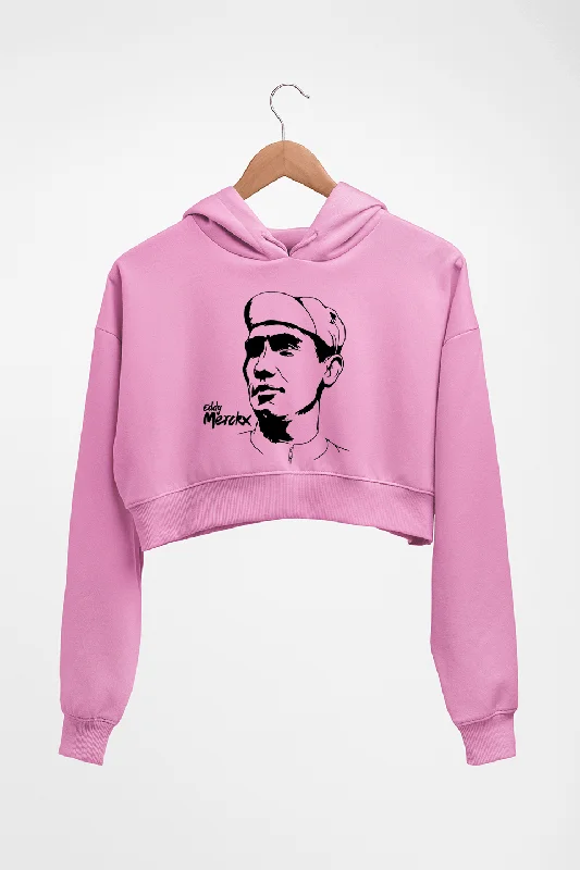 Limited Time Discount zip-up hooded sweatshirtEddy Merckx Crop HOODIE FOR WOMEN