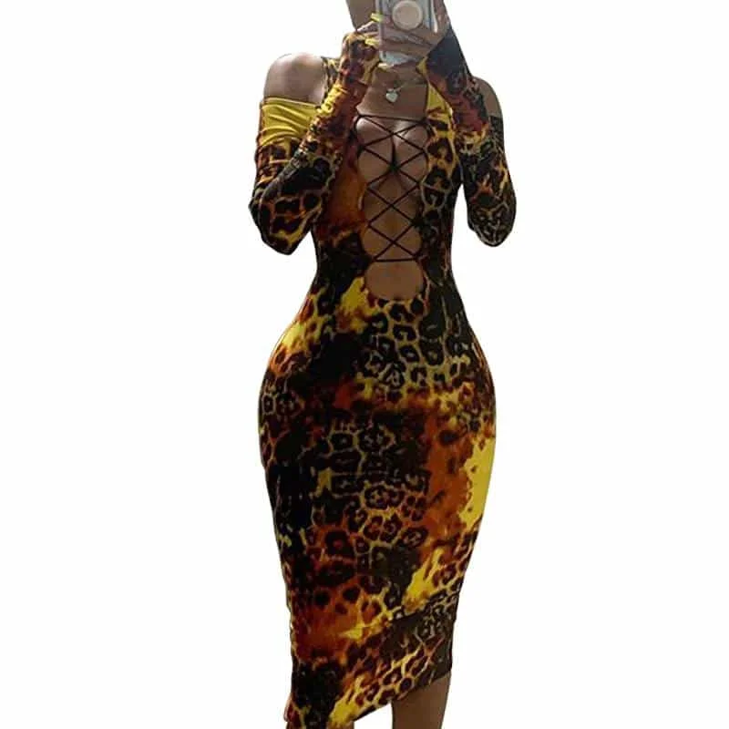 Exclusive Savings long-sleeve floral dressFull Sleeves Leopard Printed Dress for Women Exclusive Savings long-sleeve floral dressFull Sleeves Leopard Printed Dress for Women
