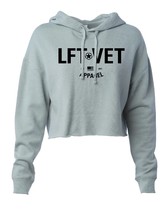 Steals and Deals bold hoodie with logoLFTVET Est. Crop Hoodie