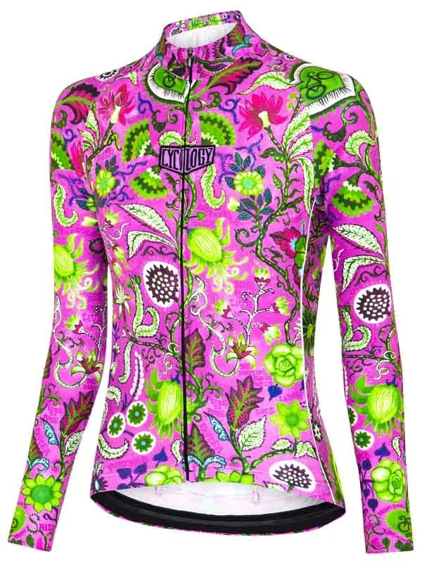 Secret Garden Women's Winter Long Sleeve Jersey Pink