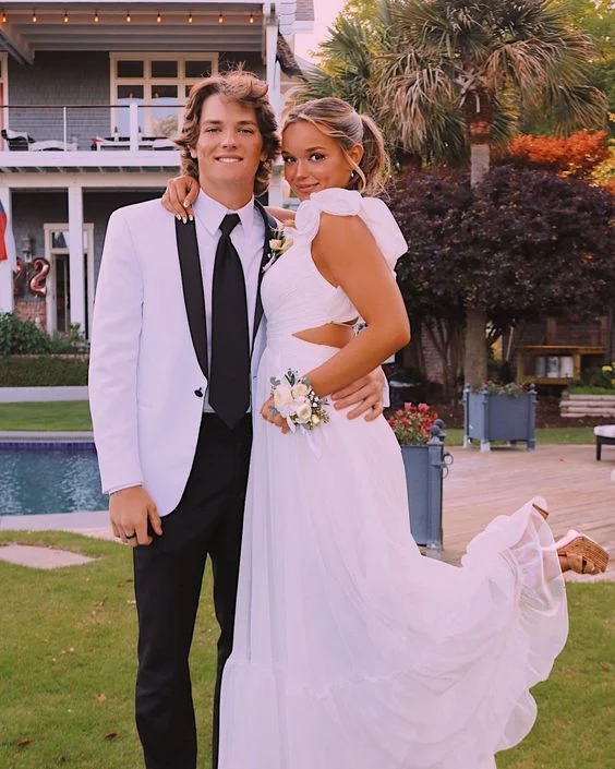 YEAR-End Clearance pleated maxi dressElegant White A-line Prom Dress,White Formal Gown Y5206 YEAR-End Clearance pleated maxi dressElegant White A-line Prom Dress,White Formal Gown Y5206