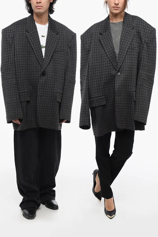 Exclusive Access modern coatBalenciaga Wool UNISEX Blazer with Padded Shoulders M Standard size Exclusive Access modern coatBalenciaga Wool UNISEX Blazer with Padded Shoulders M Standard size