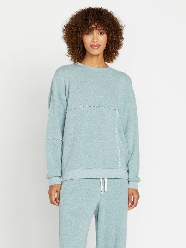 Price Break breathable gym hoodieLived in Lounge Frenchie Crew - Deep Sea