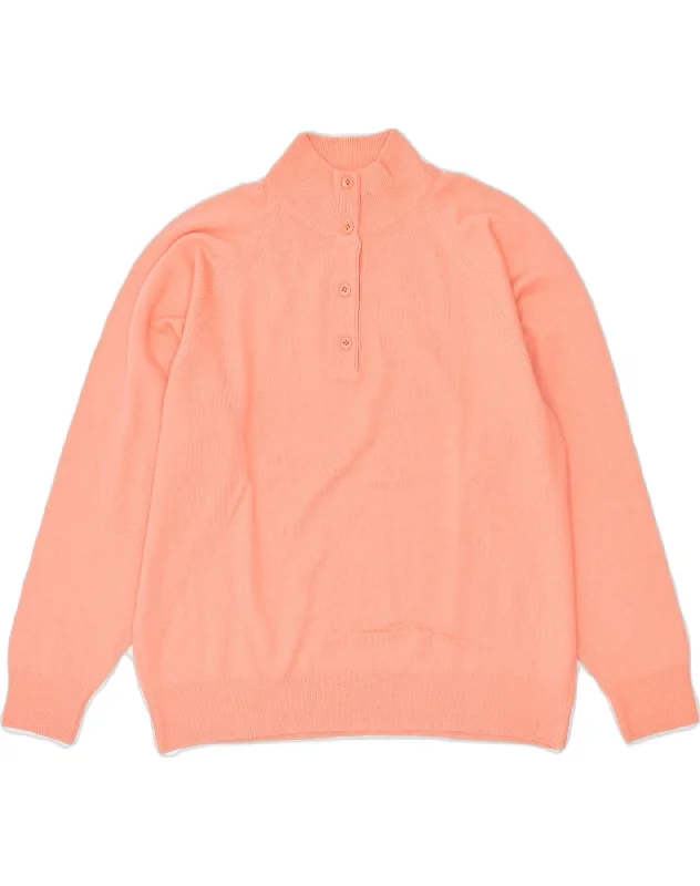 Final Clearance bold hoodie with logoVINTAGE Womens Button Neck Jumper Sweater UK 16 Large Pink Final Clearance bold hoodie with logoVINTAGE Womens Button Neck Jumper Sweater UK 16 Large Pink