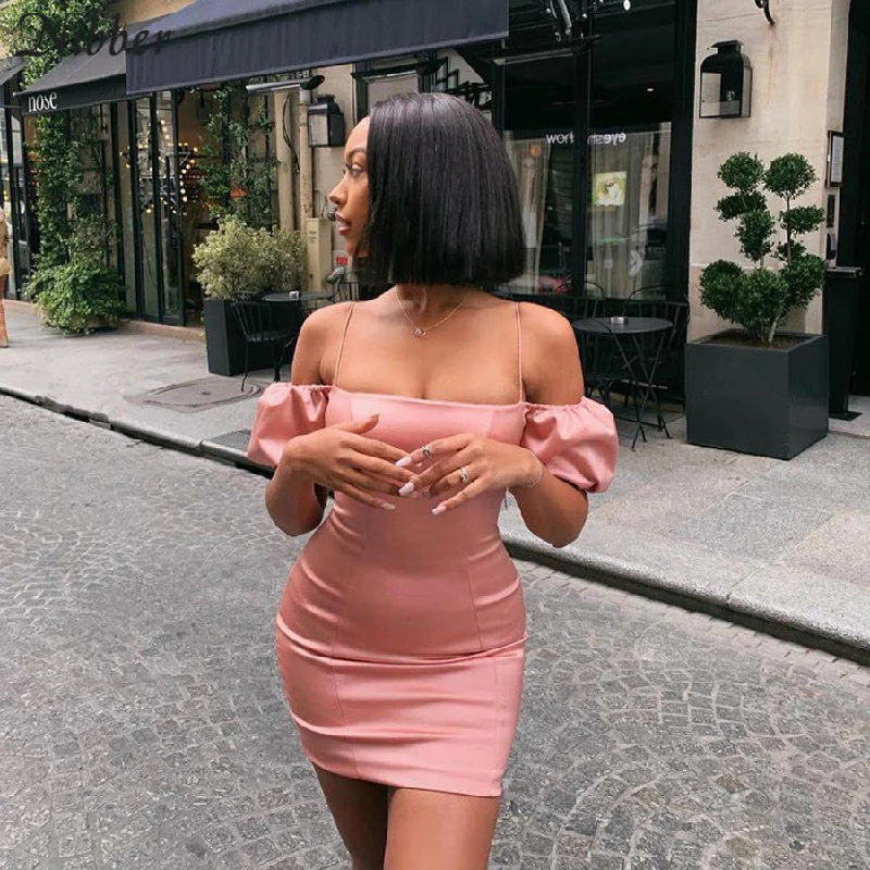 New Deals comfy maxi dressParty Night Lace Up Bodycon Dress