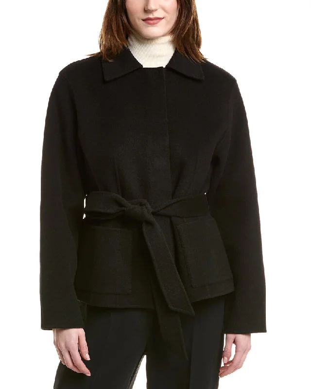 Lafayette 148 New York Reversible Wool & Cashmere-Blend Peplum Jacket