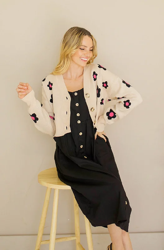 Super Deal Tessa Black Jumper - MCO - Nursing Friendly