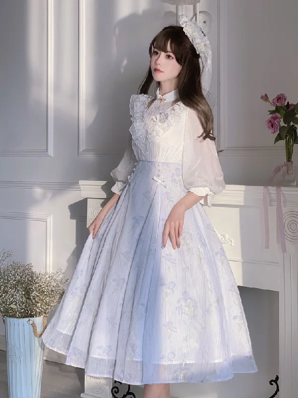 Your Princess~Elegant Lolita OP White Princess Dress