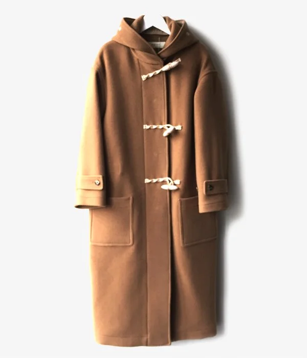 Massive Deals graphic coatWRYHT/HOODED WATCH COAT(DUNE)