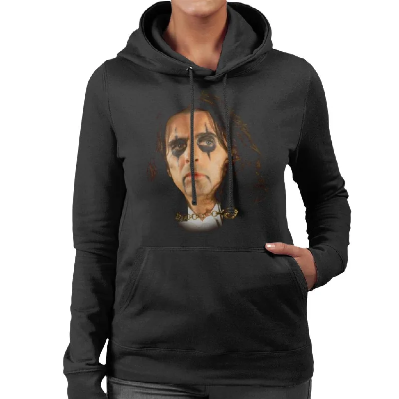 TV Times Alice Cooper Rock Singer Women's Hooded Sweatshirt