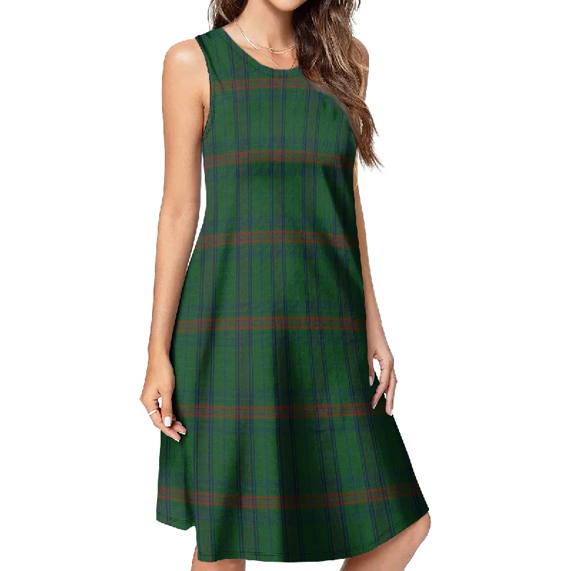 Hurry In Owen of Wales Tartan Womens Casual Dresses