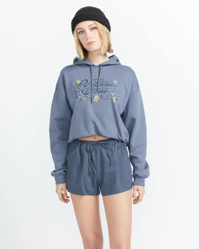 Loyalty Reward performance hoodie for gymGood Things Fleece - Denim
