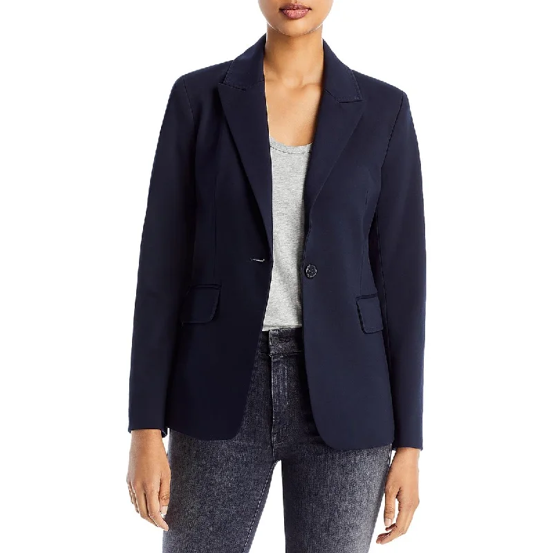 Year-End Sale soft shell coatWomens Solid Workwear One-Button Blazer
