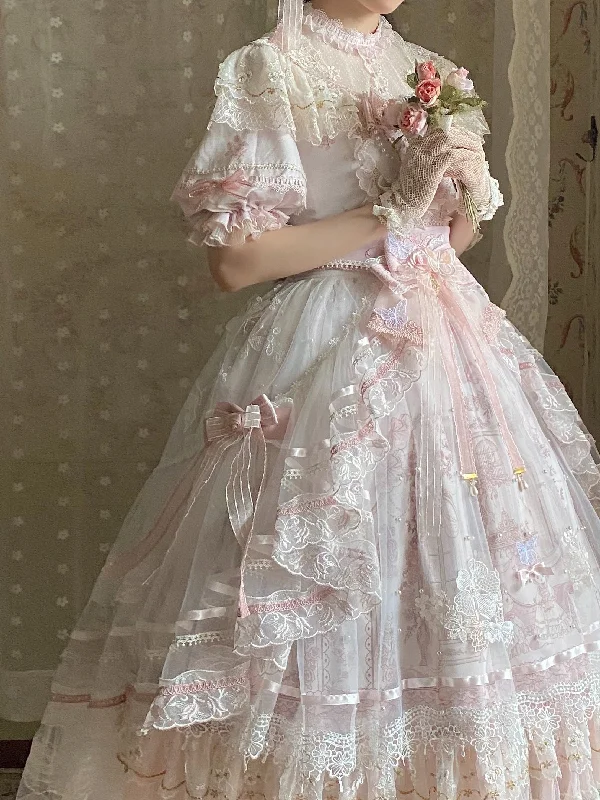 Low Prices velvet dressTwo Rural Cats~Sunset Realm Lolita Bride Gorgeous OP FS