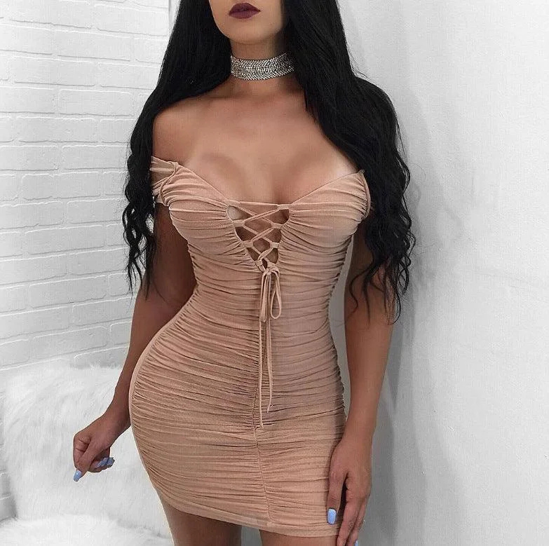 Big Discounts formal dressDeep V lace sexy dress