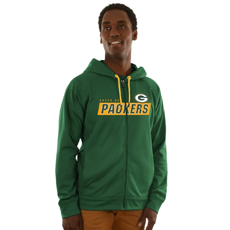 Big Savings zip-up gym hoodieGreen Bay Packers Game Elite Zip-up Hoodie