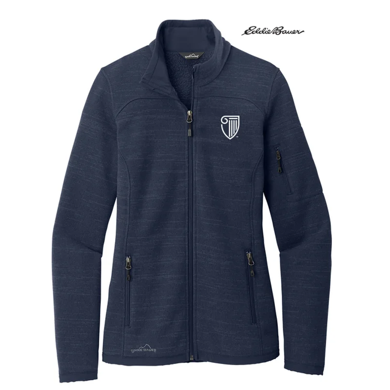 Crazy Savings sporty outerwearNEW STRAYER Eddie Bauer ® Ladies Sweater Fleece Full-Zip- River Blue Navy Heather Crazy Savings sporty outerwearNEW STRAYER Eddie Bauer ® Ladies Sweater Fleece Full-Zip- River Blue Navy Heather
