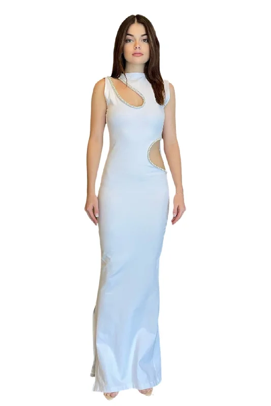 Amazing Deals flowy evening dressBUY IT Ivona Skelo Vivia Dress (White)