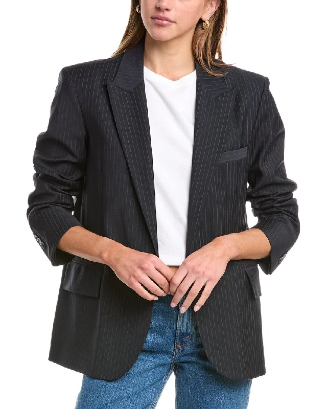 New Deals fitted trench coatBa&Sh Payne Wool-Blend Blazer