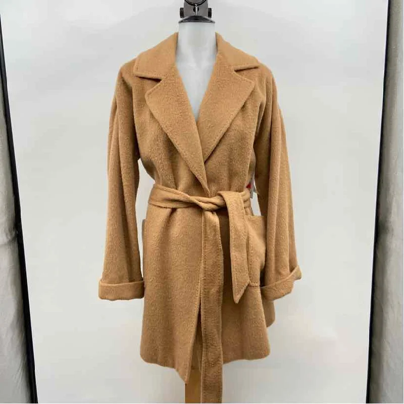 Overstock windproof jacketEtcetera Women's Size S Tan Solid Coat