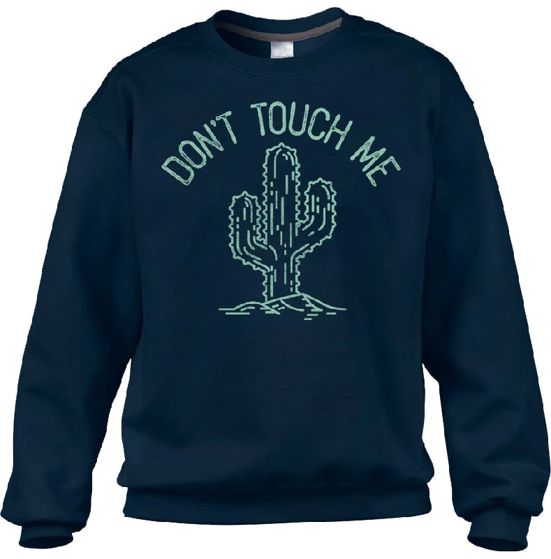 Hurry In stylish athletic hoodieUnisex Don't Touch Me Cactus Sweatshirt