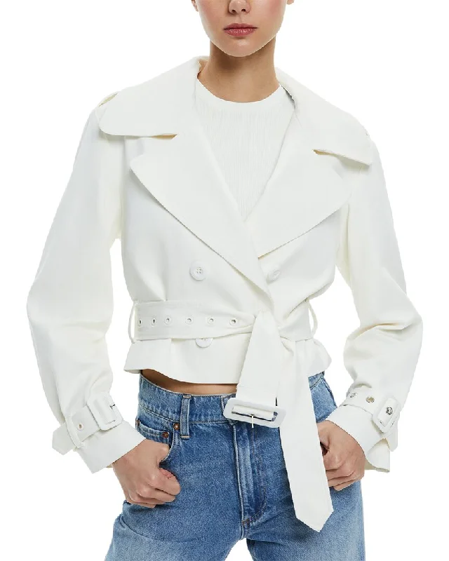 Deal of the Week windbreaker jacketAlice + Olivia Keith Cropped Trench Coat
