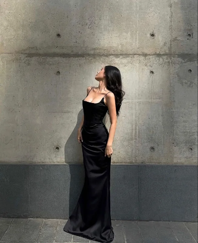 Value Deals cocktail party dressCharming Black Spaghetti Straps Sheath/Column Evening Dress Y4146 Value Deals cocktail party dressCharming Black Spaghetti Straps Sheath/Column Evening Dress Y4146