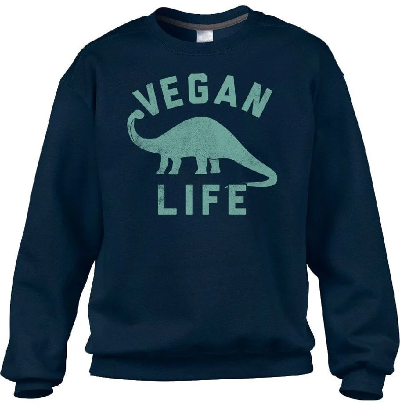 Discount Deals relaxed fit sports hoodieUnisex Brontosaurus Vegan Life Sweatshirt - Funny Vegan Shirt Discount Deals relaxed fit sports hoodieUnisex Brontosaurus Vegan Life Sweatshirt - Funny Vegan Shirt