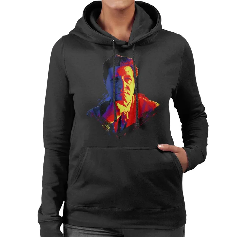 TV Times Tommy Cooper Portrait 1971 Pop Art Stylised Women's Hooded Sweatshirt