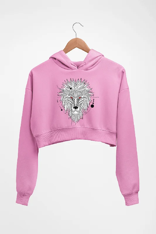 Limited Stock lightweight pullover hoodieLion Crop HOODIE FOR WOMEN