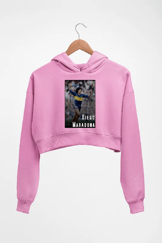 Blowout Deals fashion-forward hoodieDiego Maradona Crop HOODIE FOR WOMEN