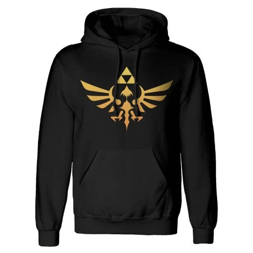 The Legend Of Zelda Unisex Adult Hyrule Logo Pullover Hoodie