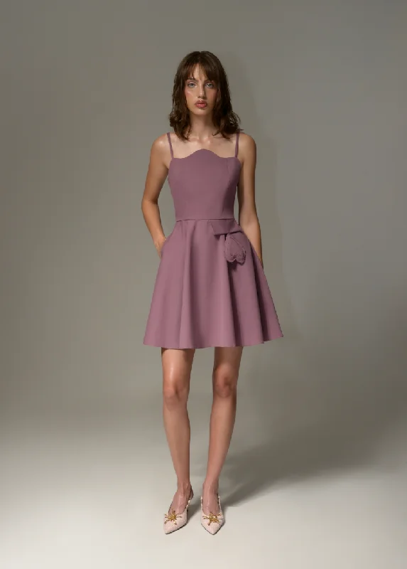 TIME-Limited Offer velvet dressPURPLE DOLL DRESS