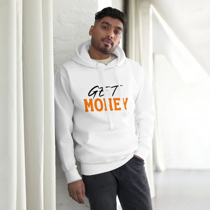 Early Access warm hooded jacketOrange Get Money  Hoodie
