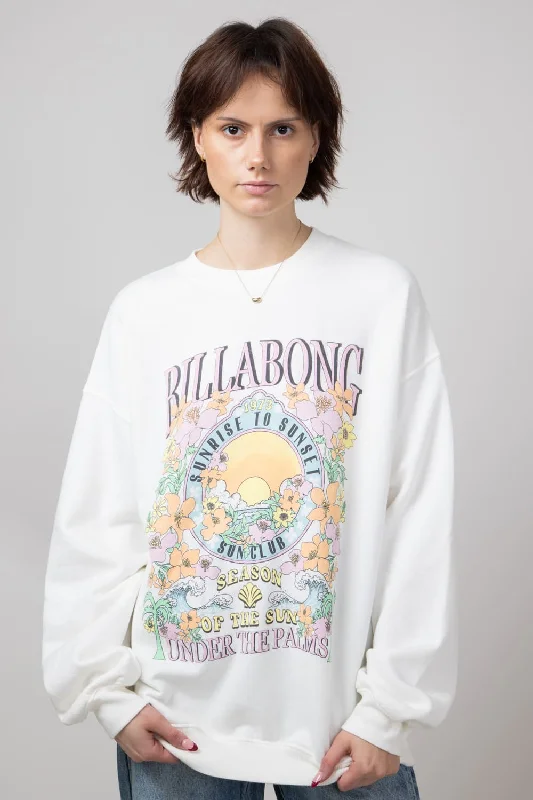 Mega Deal eco-friendly sports hoodieBillabong Ride in Oversized Sweatshirt for Women in White | ABJFT00281-WBB0 Mega Deal eco-friendly sports hoodieBillabong Ride in Oversized Sweatshirt for Women in White | ABJFT00281-WBB0