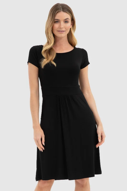 Members Only casual slip dressBeth Bamboo Dress - Black