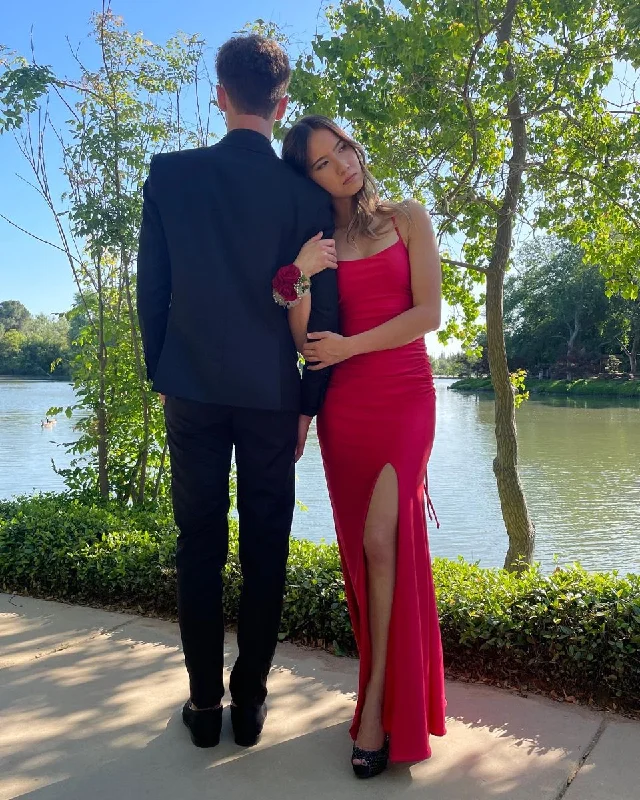 Best Deals stylish dressClassic Sheath/Column Long Evening Dress with Split  Y4289