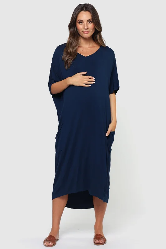 Price Smash winter dressSamara Maternity Dress - Navy