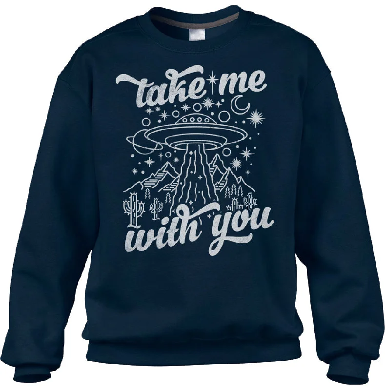 Special Price loose fit athletic hoodieUnisex Take Me With You Alien UFO Shirt Sweatshirt Special Price loose fit athletic hoodieUnisex Take Me With You Alien UFO Shirt Sweatshirt