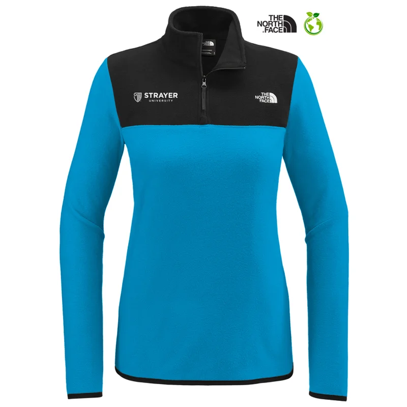 Price Blitz trendy jacketNEW STRAYER The North Face® Ladies Glacier 1/4-Zip Fleece - Hero Blue/ TNF Black Price Blitz trendy jacketNEW STRAYER The North Face® Ladies Glacier 1/4-Zip Fleece - Hero Blue/ TNF Black